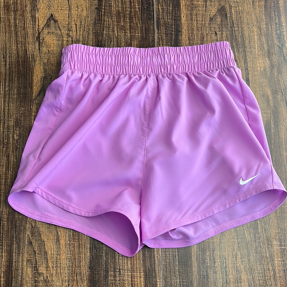Nike Pink Athletic Shorts Lightweight Elastic Waist